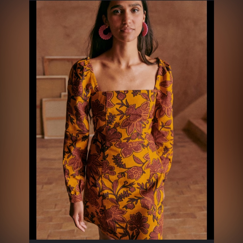 Sezane Carola Floral Dress size 8